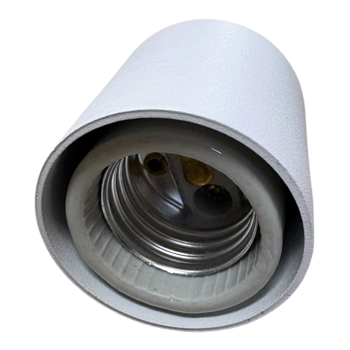 Porta Lampara Metalico Blanco - Imagen 2